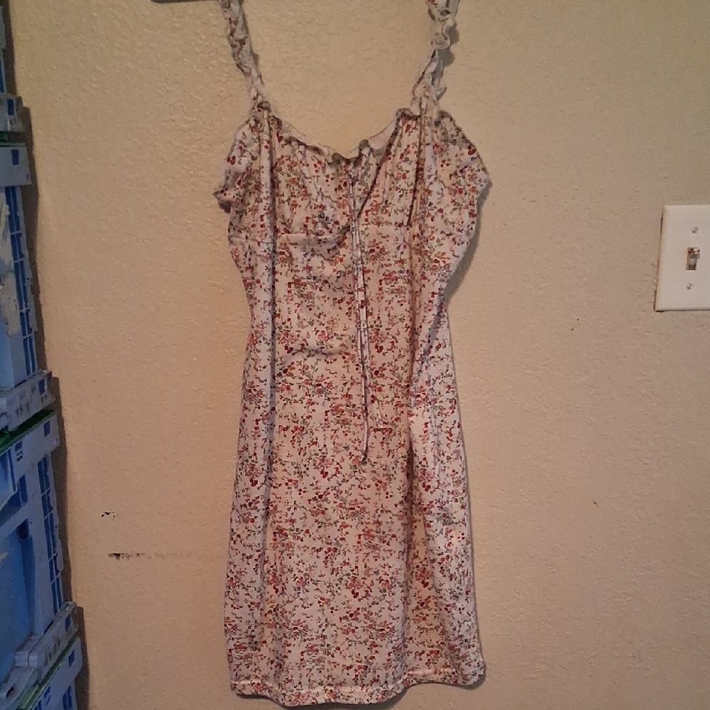 Floral Spaghetti Strap Dress